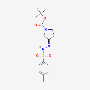 tert-Butyl (Z)-3-(2-tosylhydrazono)pyrrolidine-1-carboxylate