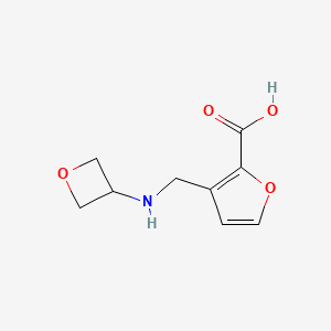 3-((Oxetan-3-ylamino)methyl)furan-2-carboxylic acid