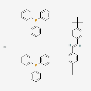 molecular formula C58H58NiP2 B12940539 Ni(PPh3)2(4-tBustb) 