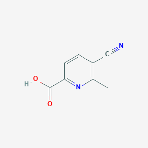 B1294054 5-Cyano-6-methylpyridine-2-carboxylic acid CAS No. 855916-58-4
