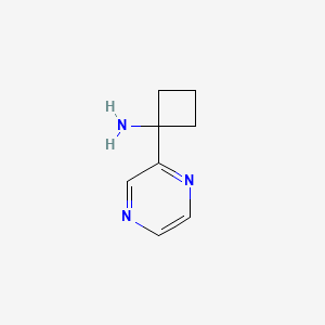 1-(Pyrazin-2-yl)cyclobutan-1-amine