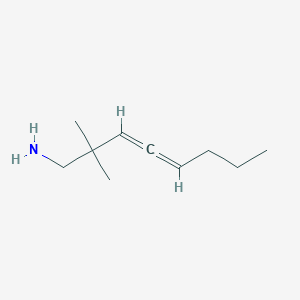 B129407 2,2-Dimethylocta-3,4-dien-1-amine CAS No. 155904-88-4