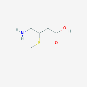 4-Amino-3-(ethylsulfanyl)butanoic acid