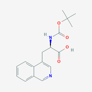 (R)-2-((tert-Butoxycarbonyl)amino)-3-(isoquinolin-4-yl)propanoic acid