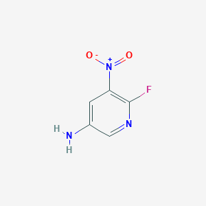 6-Fluoro-5-nitropyridin-3-amine