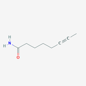 molecular formula C8H13NO B12940793 Oct-6-ynamide CAS No. 856177-58-7