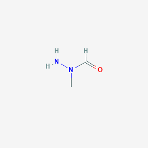 molecular formula C2H6N2O B129408 N-甲基-N-甲酰肼 CAS No. 758-17-8