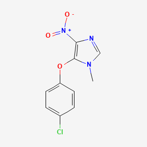 5-(4-chlorophenoxy)-1-methyl-4-nitro-1H-imidazole