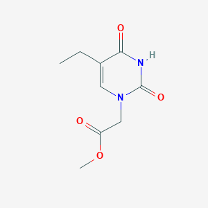 Methyl 2-(5-ethyl-2,4-dioxo-3,4-dihydropyrimidin-1(2H)-yl)acetate