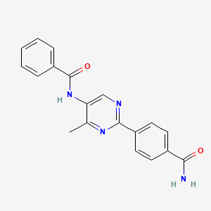 4-(5-Benzamido-4-methylpyrimidin-2-yl)benzamide