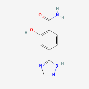 2-hydroxy-4-(1H-1,2,4-triazol-5-yl)benzamide