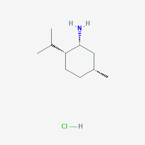 molecular formula C10H22ClN B12941019 (1R,2R,5R)-2-Isopropyl-5-methylcyclohexanamine hydrochloride 