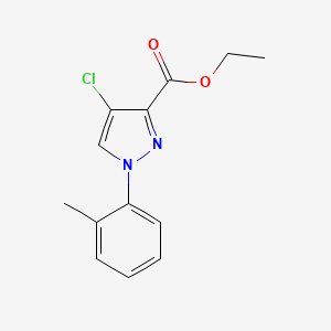 Ethyl 4-chloro-1-(o-tolyl)-1H-pyrazole-3-carboxylate