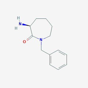 B1294109 (S)-3-amino-1-benzylazepan-2-one CAS No. 209983-91-5