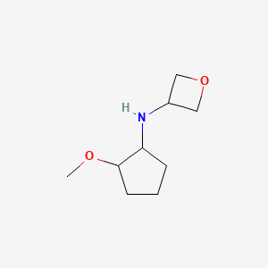 N-(2-methoxycyclopentyl)oxetan-3-amine