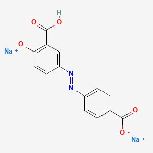 Sodium 5-((4-carboxylatophenyl)diazenyl)-2-hydroxybenzoate