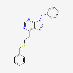 9-Benzyl-6-[2-(benzylsulfanyl)ethyl]-9H-purine