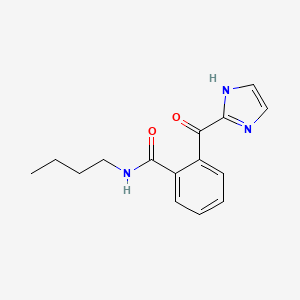 molecular formula C15H17N3O2 B12941119 N-Butyl-2-(1H-imidazole-2-carbonyl)benzamide CAS No. 62366-81-8