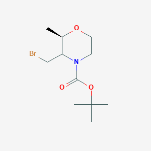 tert-Butyl (2R)-3-(bromomethyl)-2-methylmorpholine-4-carboxylate