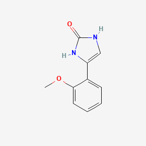 molecular formula C10H10N2O2 B12941138 4-(2-Methoxy-phenyl)-1,3-dihydro-imidazol-2-one CAS No. 936250-04-3