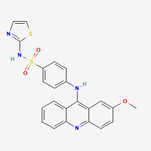 Benzenesulfonamide, 4-[(2-methoxy-9-acridinyl)amino]-N-2-thiazolyl-