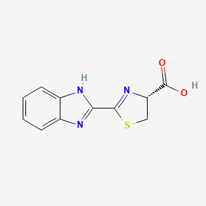 (4R)-2-(1H-benzimidazol-2-yl)-4,5-dihydro-1,3-thiazole-4-carboxylic acid