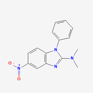 N,N-Dimethyl-5-nitro-1-phenyl-1H-benzimidazol-2-amine