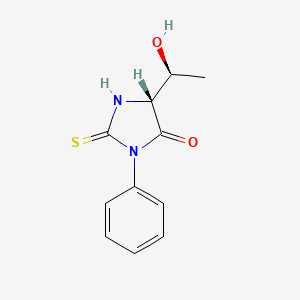 (R)-5-((S)-1-Hydroxyethyl)-3-phenyl-2-thioxoimidazolidin-4-one