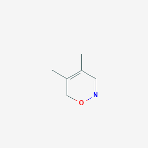 molecular formula C6H9NO B12941241 4,5-Dimethyl-6H-1,2-oxazine CAS No. 7388-92-3