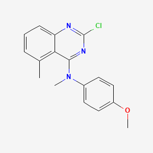 4-Quinazolinamine, 2-chloro-N-(4-methoxyphenyl)-N,5-dimethyl-