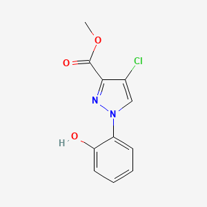 Methyl 4-chloro-1-(2-hydroxyphenyl)-1H-pyrazole-3-carboxylate