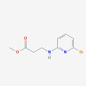 molecular formula C9H11BrN2O2 B12941292 Methyl 3-((6-bromopyridin-2-yl)amino)propanoate 