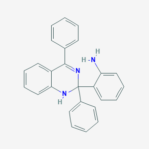 molecular formula C26H21N3 B12941297 2-(2,4-Diphenyl-1,2-dihydroquinazolin-2-yl)aniline CAS No. 114311-18-1