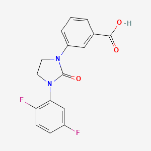 Benzoic acid, 3-[3-(2,5-difluorophenyl)-2-oxo-1-imidazolidinyl]-