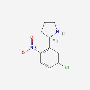 (R)-2-(5-Chloro-2-nitrophenyl)pyrrolidine