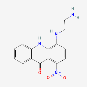 9(10H)-Acridinone, 4-((2-aminoethyl)amino)-1-nitro-