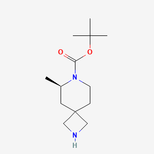 molecular formula C13H24N2O2 B12941469 tert-Butyl (R)-6-methyl-2,7-diazaspiro[3.5]nonane-7-carboxylate 