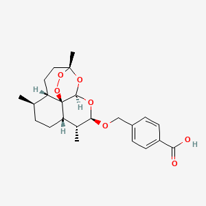 4-((((3R,5aS,6R,8aS,9R,10R,12R,12aR)-3,6,9-Trimethyldecahydro-3H-3,12-epoxy[1,2]dioxepino[4,3-i]isochromen-10-yl)oxy)methyl)benzoic acid