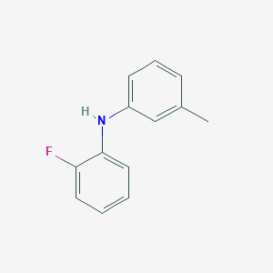 molecular formula C13H12FN B12941510 2-Fluoro-N-(m-tolyl)aniline 