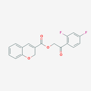 2-(2,4-Difluorophenyl)-2-oxoethyl 2H-chromene-3-carboxylate