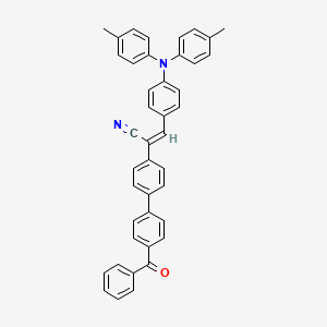 (Z)-2-(4'-Benzoyl-[1,1'-biphenyl]-4-yl)-3-(4-(di-p-tolylamino)phenyl)acrylonitrile