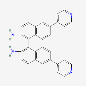 6,6'-Di(pyridin-4-yl)-[1,1'-binaphthalene]-2,2'-diamine