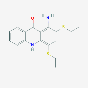 1-Amino-2,4-bis(ethylsulfanyl)acridin-9(10H)-one