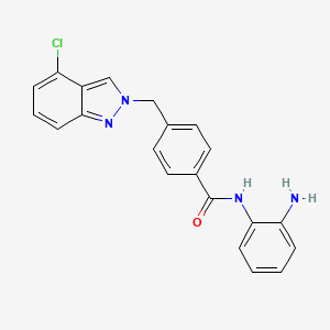 n-(2-Aminophenyl)-4-((4-chloro-2h-indazol-2-yl)methyl)benzamide