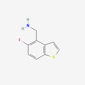 (5-Fluorobenzo[b]thiophen-4-yl)methanamine