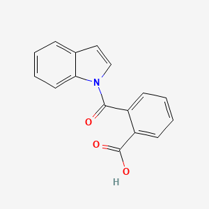 molecular formula C16H11NO3 B12941679 2-(indole-1-carbonyl)benzoic Acid CAS No. 646509-16-2