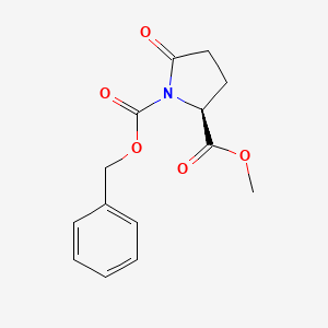 1-Benzyl 2-methyl (S)-5-oxopyrrolidine-1,2-dicarboxylate