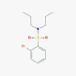 molecular formula C12H18BrNO2S B1294174 2-溴-N,N-二丙基苯磺酰胺 CAS No. 65000-11-5