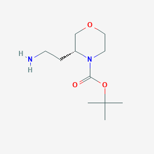 tert-Butyl (R)-3-(2-aminoethyl)morpholine-4-carboxylate