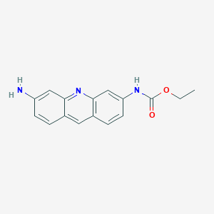 molecular formula C16H15N3O2 B12941778 Ethyl (6-aminoacridin-3-yl)carbamate CAS No. 192513-10-3